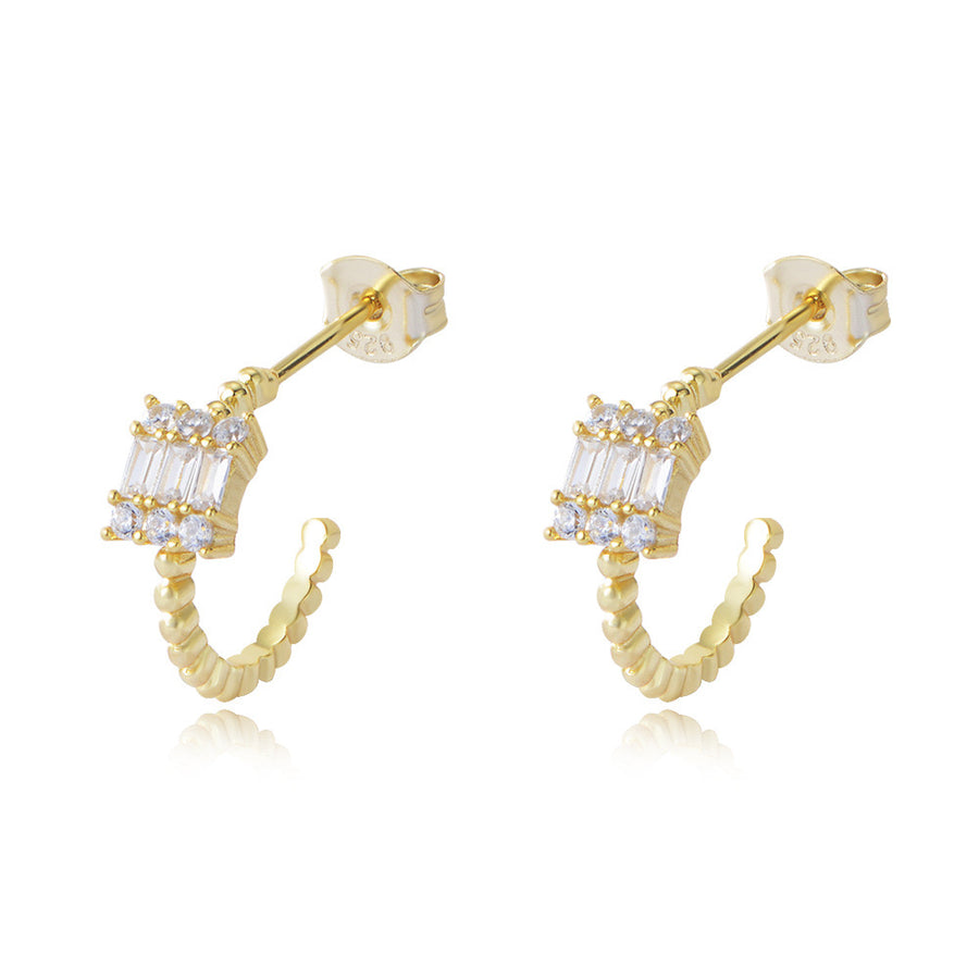 Sterling Silver Classic Hoop Earrings