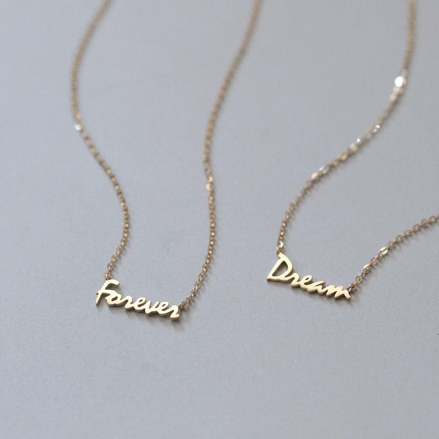 Gold Plated Dream Forever Necklace