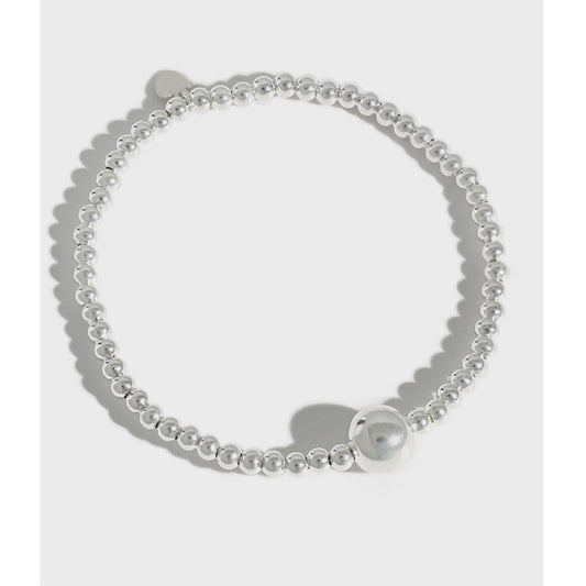 Bead Ball Sterling Silver Bracelet