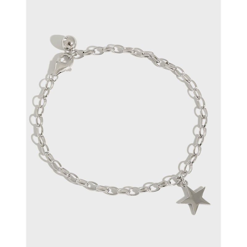 Personalized Star Bracelet in Sterling Silver