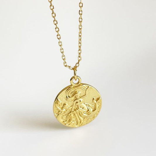 925 Sterling Silver Mermaid Pendant Necklace
