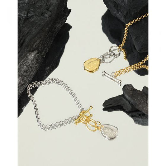 Curb Chain OT Shape 925 Sterling Silver Bracelet