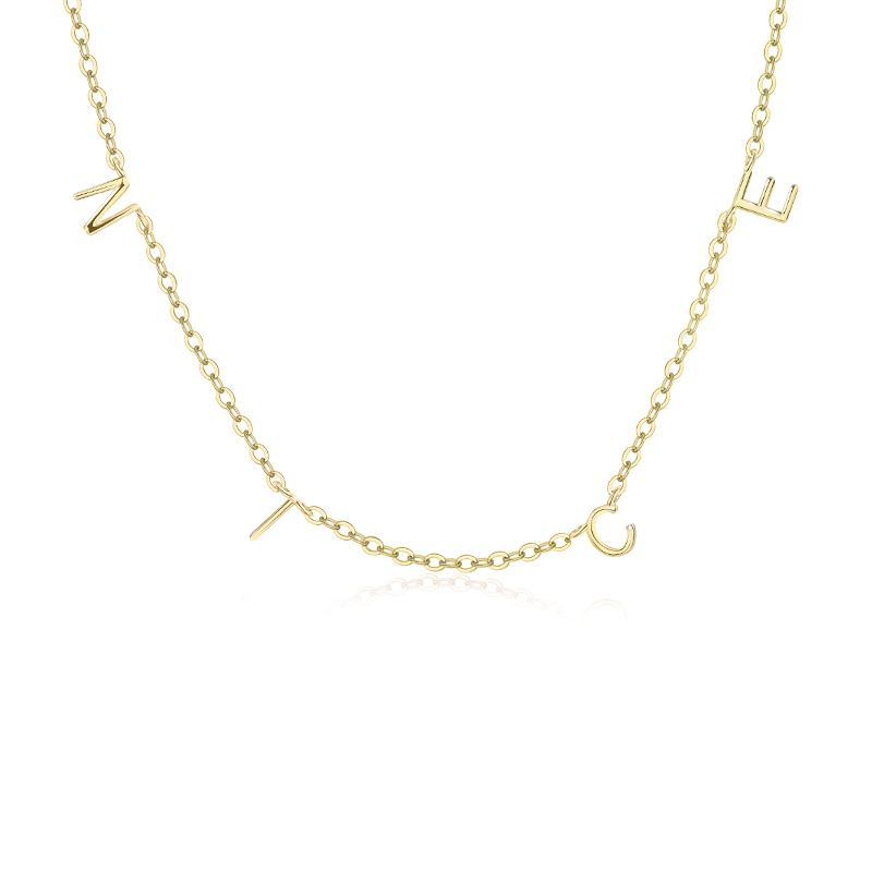 NICE Letters 925 Sterling Silver Necklace