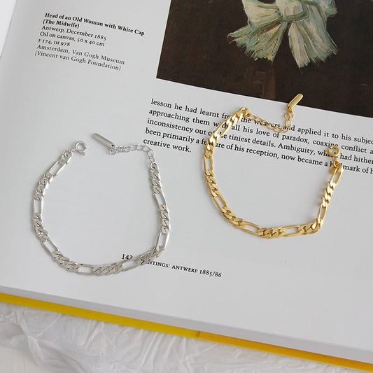 Gold & Silver Chain Bracelet