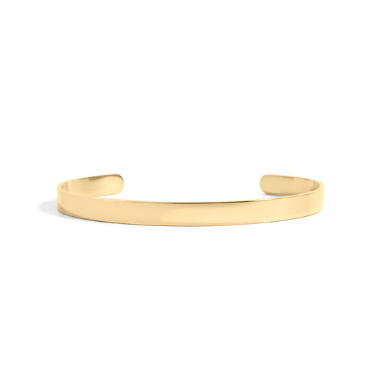 18K Gold PVD Adjustable Cancer Ribbon Bangle