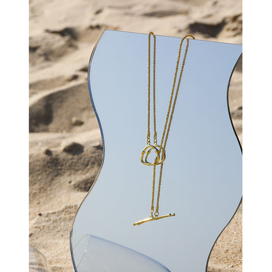 Sterling Silver O Ring Circle Necklace