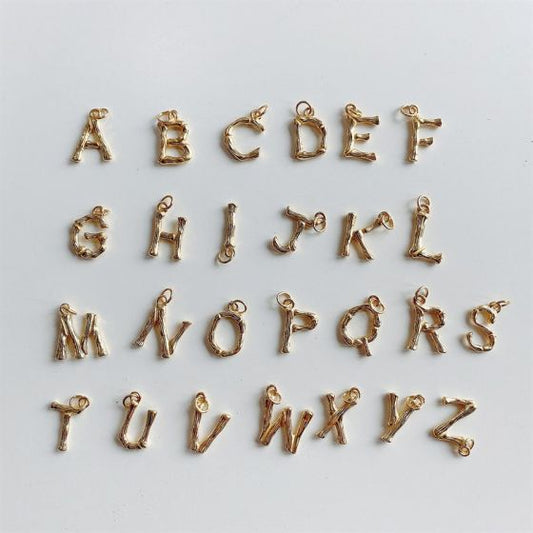 Initial Letter 925 Sterling Silver Pendant
