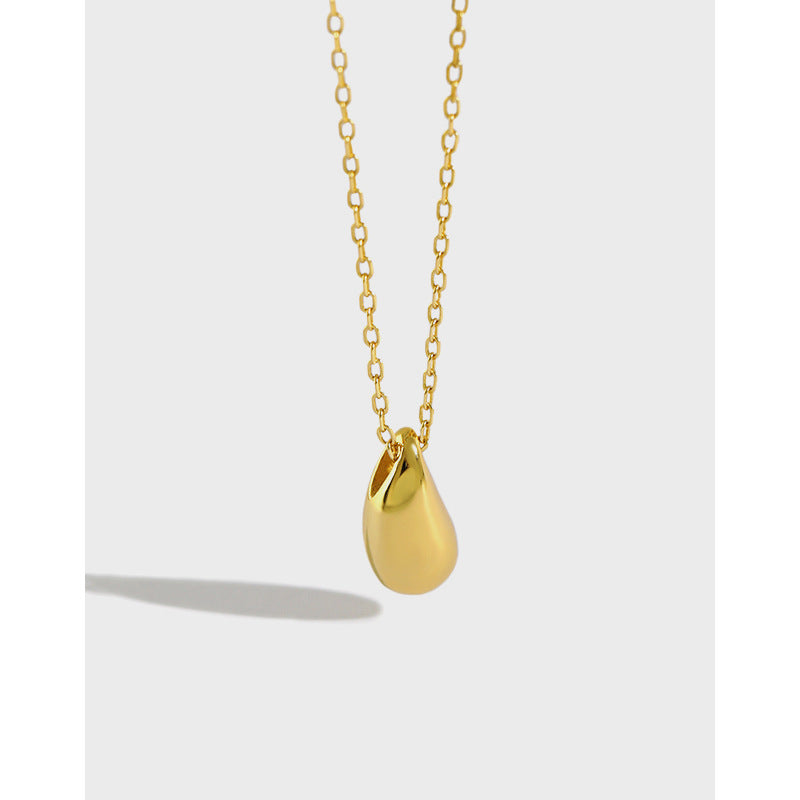 Sterling Silver Teardrop Pendant Necklace