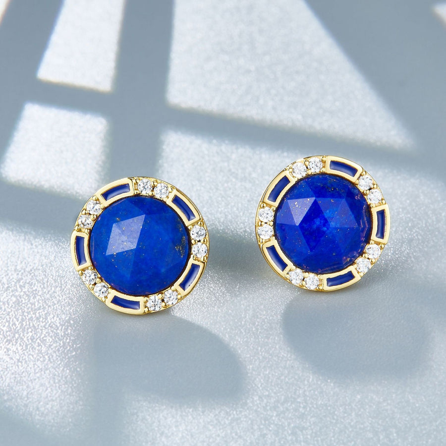 Sterling Silver Lapis Lazuli Earrings