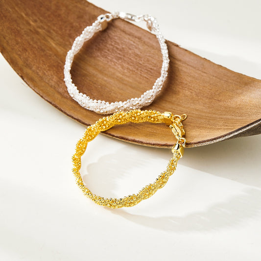 Sterling Silver Braided Bracelet