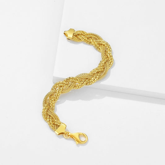 Sterling Silver Woven Bracelet