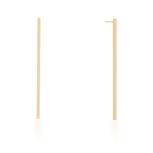 Carolee Gold Line Drop Earrings