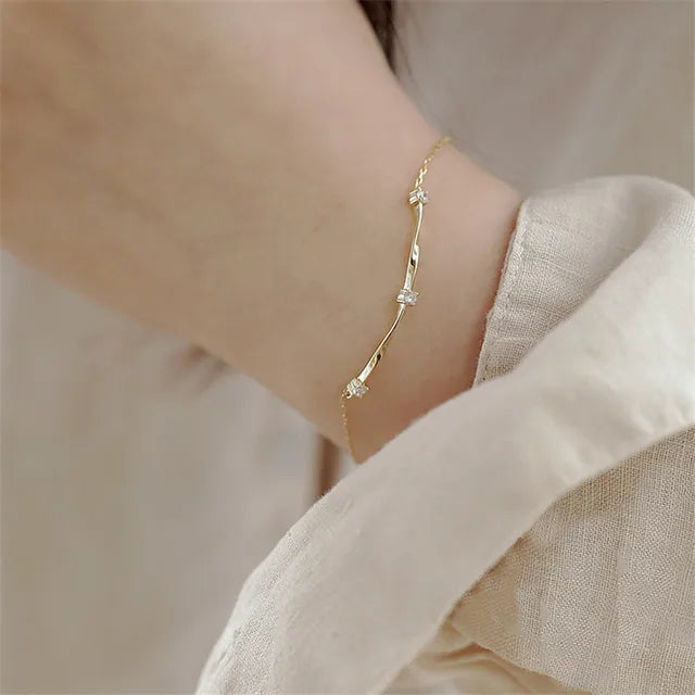 Sterling Silver Twist Bracelet