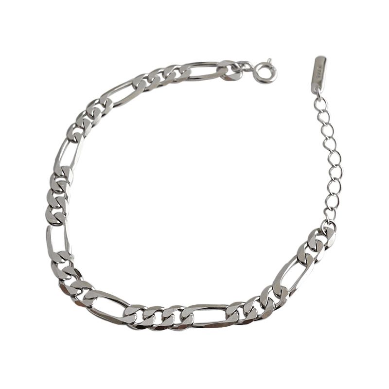Classic Hollow Chain Bracelet 925 Sterling Silver
