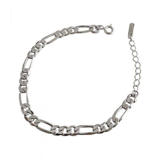 Classic Hollow Chain Bracelet 925 Sterling Silver