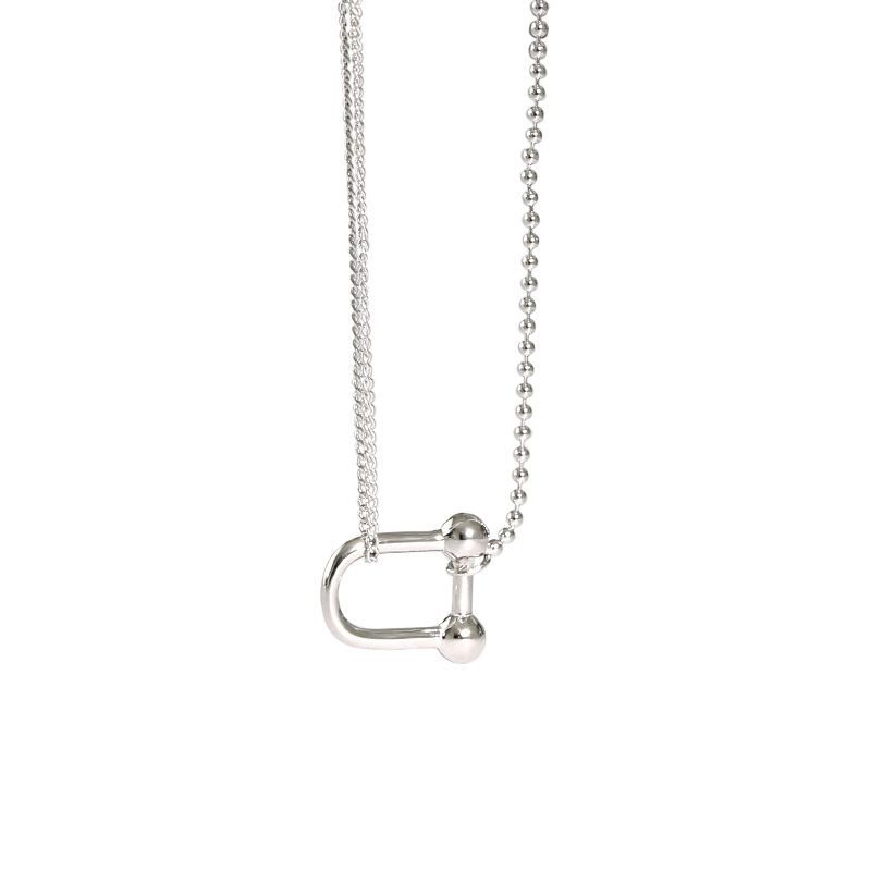U-Shape 925 Sterling Silver Necklace