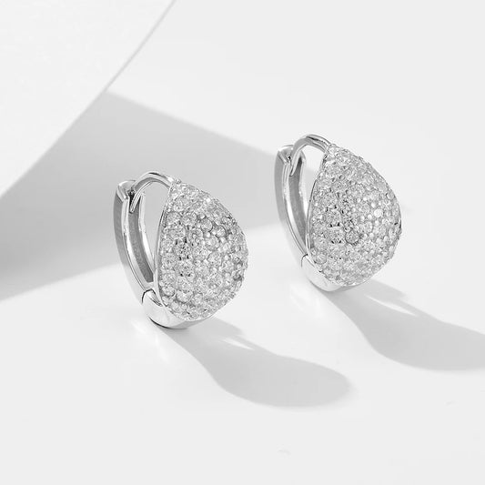 Sterling Silver Huggie Earrings