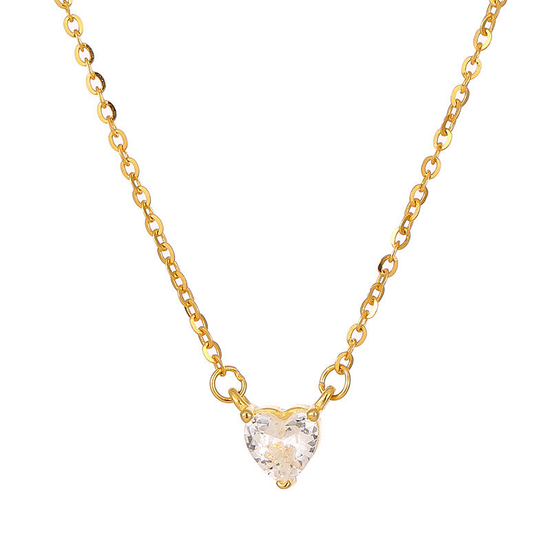 Sterling Silver Heart Pendant Necklace