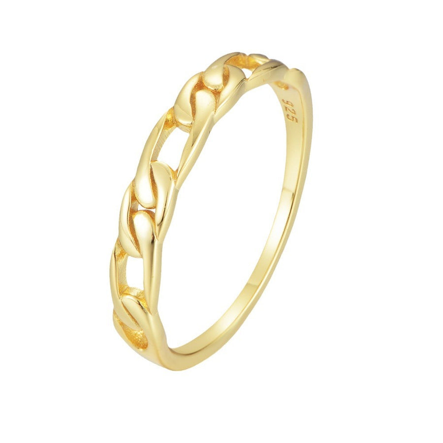 Sterling Silver Link Chain Ring