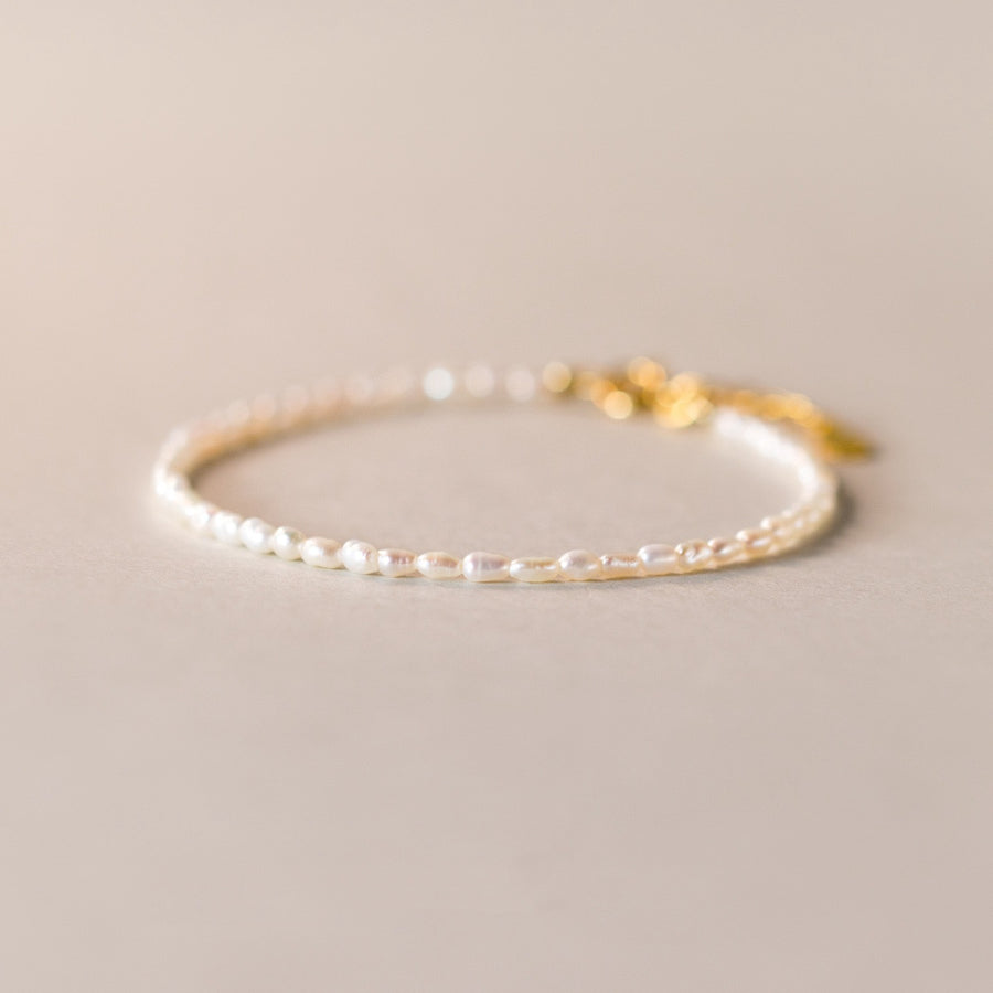 Gold Plated Freshwater Pearl Bracelet