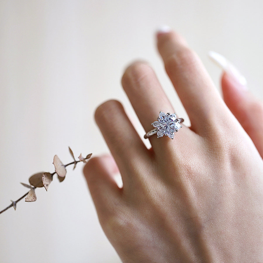 Sterling Silver Cubic Zirconia Ring