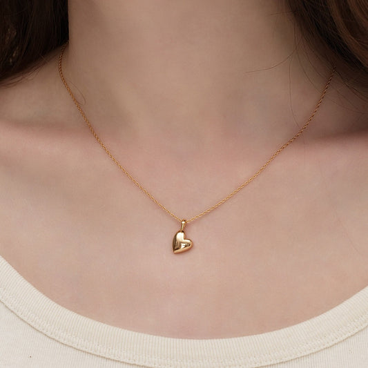 Sterling Silver Heart Pendant Necklace