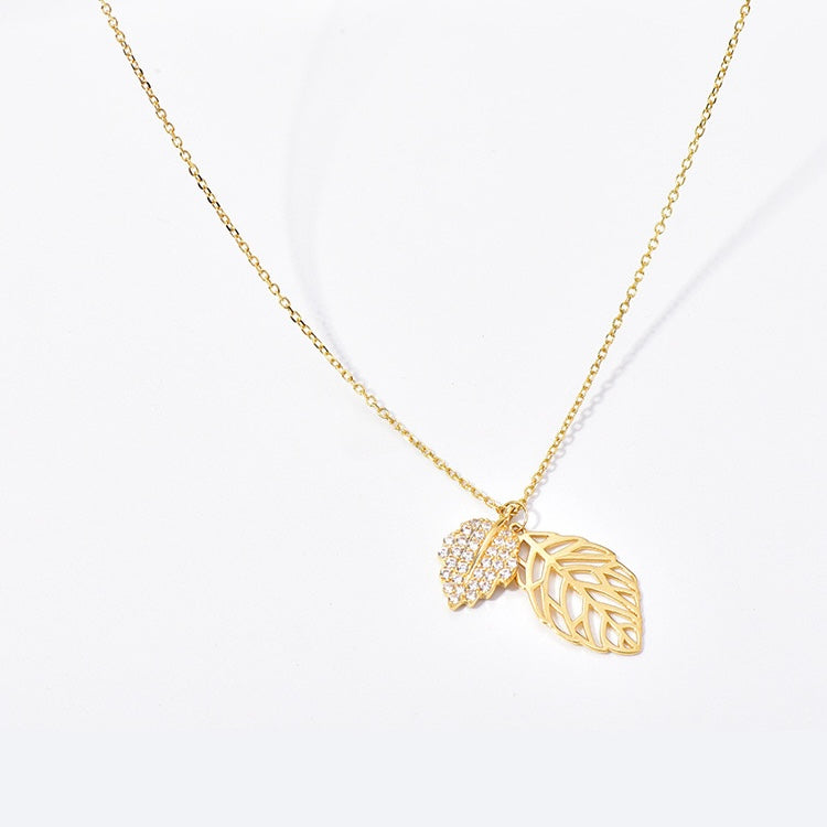 Sterling Silver Leaf Necklace