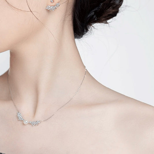 Sterling Silver Angel Wings Necklace