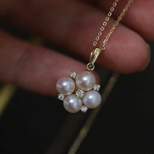 Sterling Silver Vintage Necklace with Cubic Zirconia
