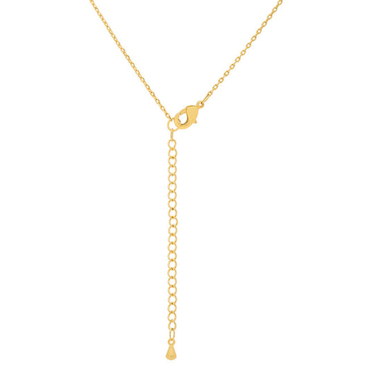 Initial U Pendant in Goldtone