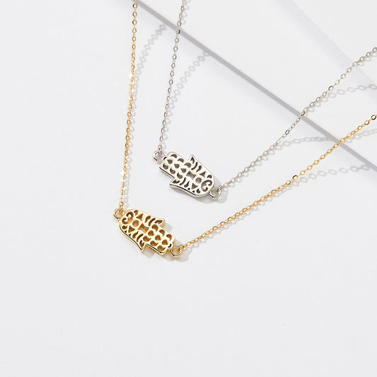Sterling Silver Four Leaf Clover Necklace
