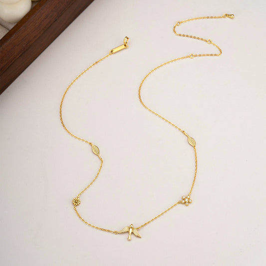 Gold Plated Sterling Silver Animal Necklace