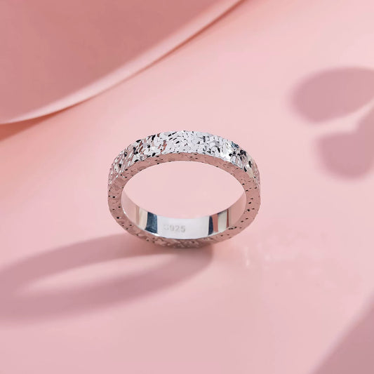 Sterling Silver Geometry Fragments Ring