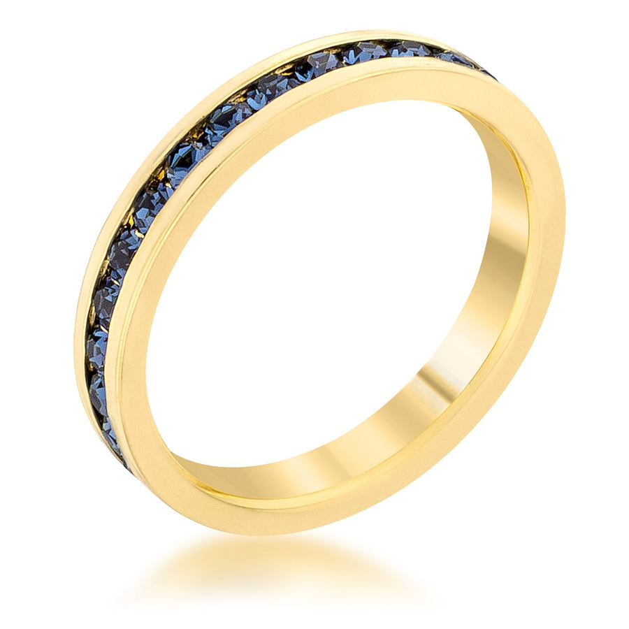 Montana Blue Stackable Gold Ring
