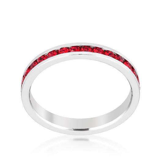 Stackable Crystal Eternity Ring