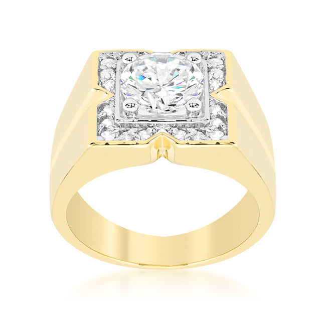 Golden Star Men's Ring