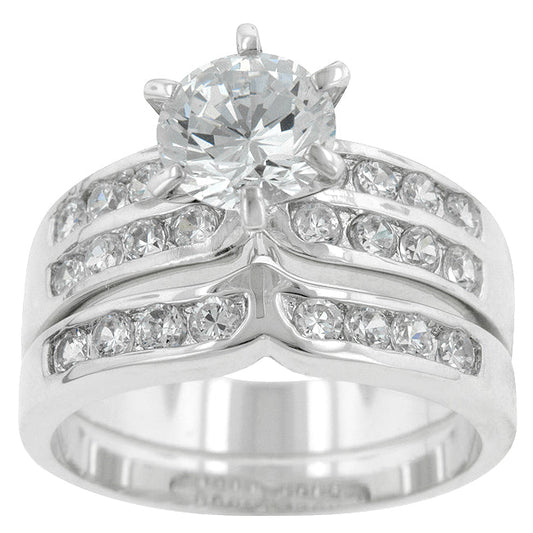 Formal Rhodium Engagement Set