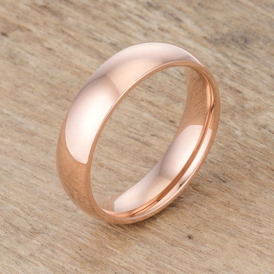 5mm Rose Goldtone Stainless Steel Band