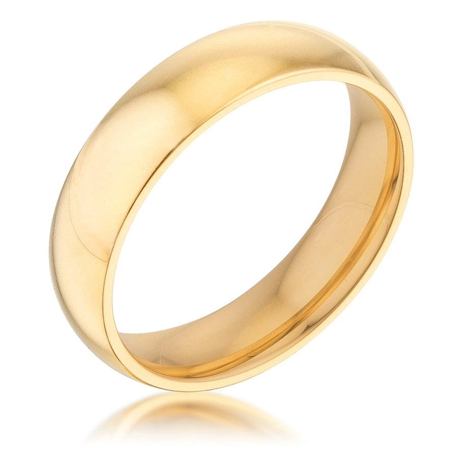 5mm IPG Gold Stainless Steel Band