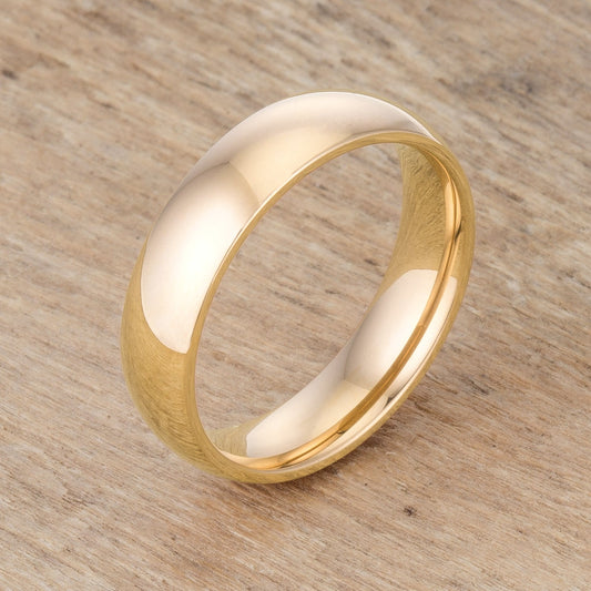 5mm IPG Gold Stainless Steel Band