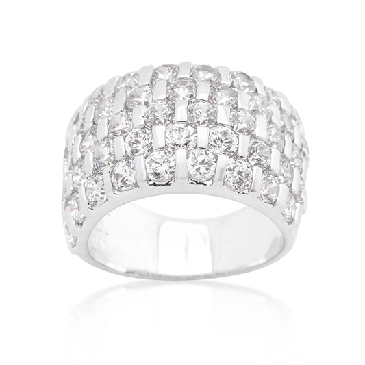 Princess Cut Channel Set Ring