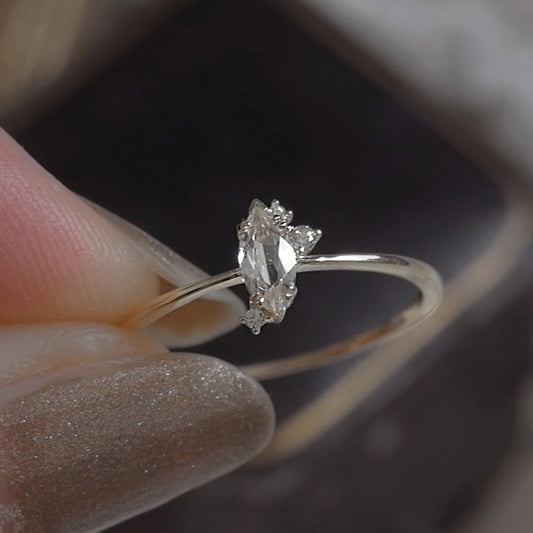 Sterling Silver Marquise Ring