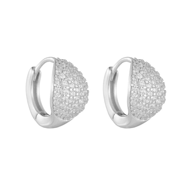 Sterling Silver Huggie Earrings