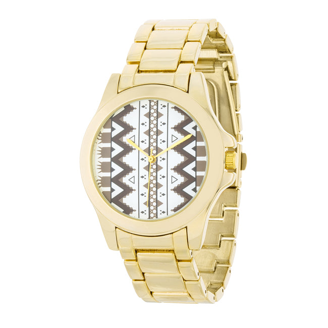 Gold Tone Fashion Watch
