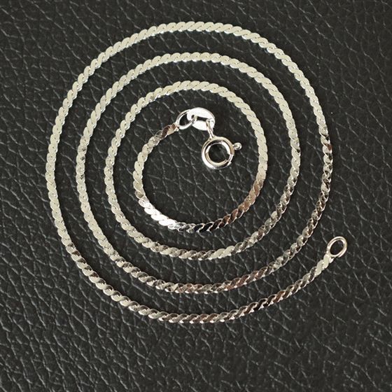 S Chain 925 Sterling Silver Necklace