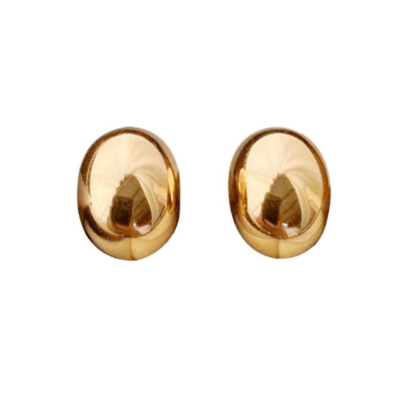 Bean Design 925 Sterling Silver Earrings