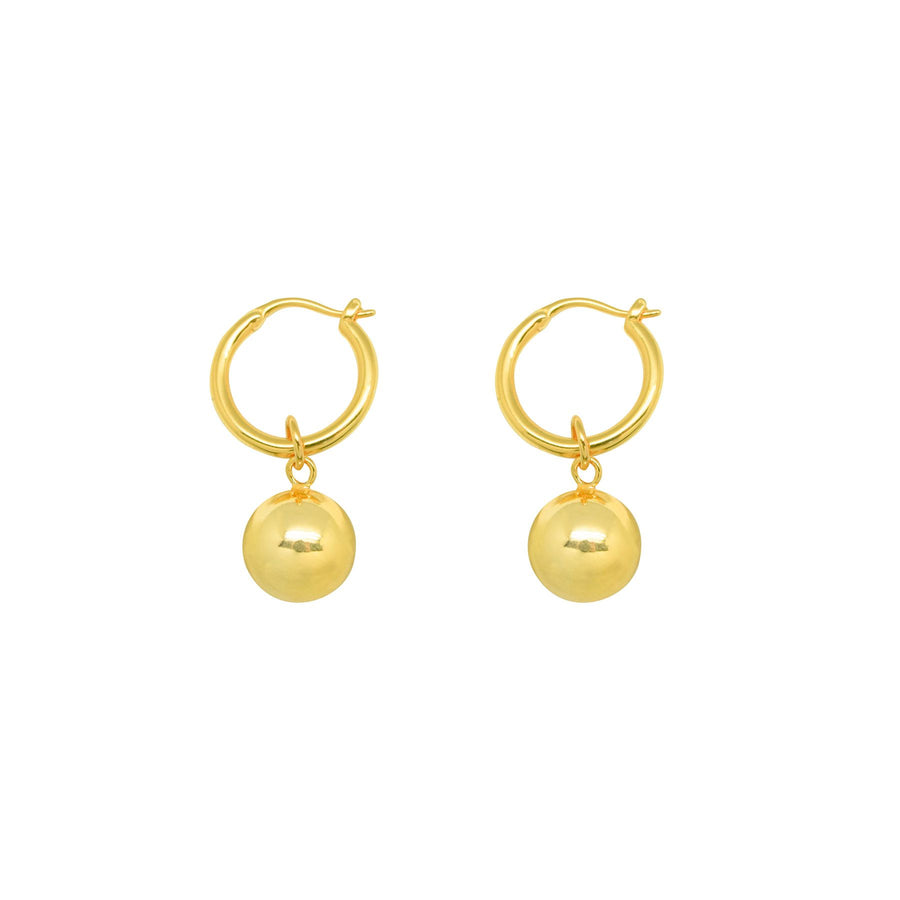 Simple Round Ball .925 Sterling Silver Stud Earrings