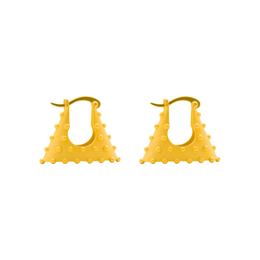 Fashion Rivet 925 Sterling Silver Hoop Earrings