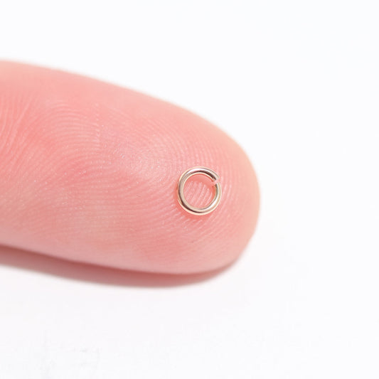 10 Pack 14K Solid Gold Jump Rings