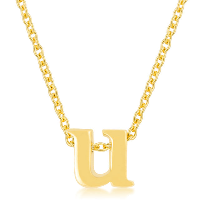 Gold chain necklace with pendant showing chain length — Vivianne Rae